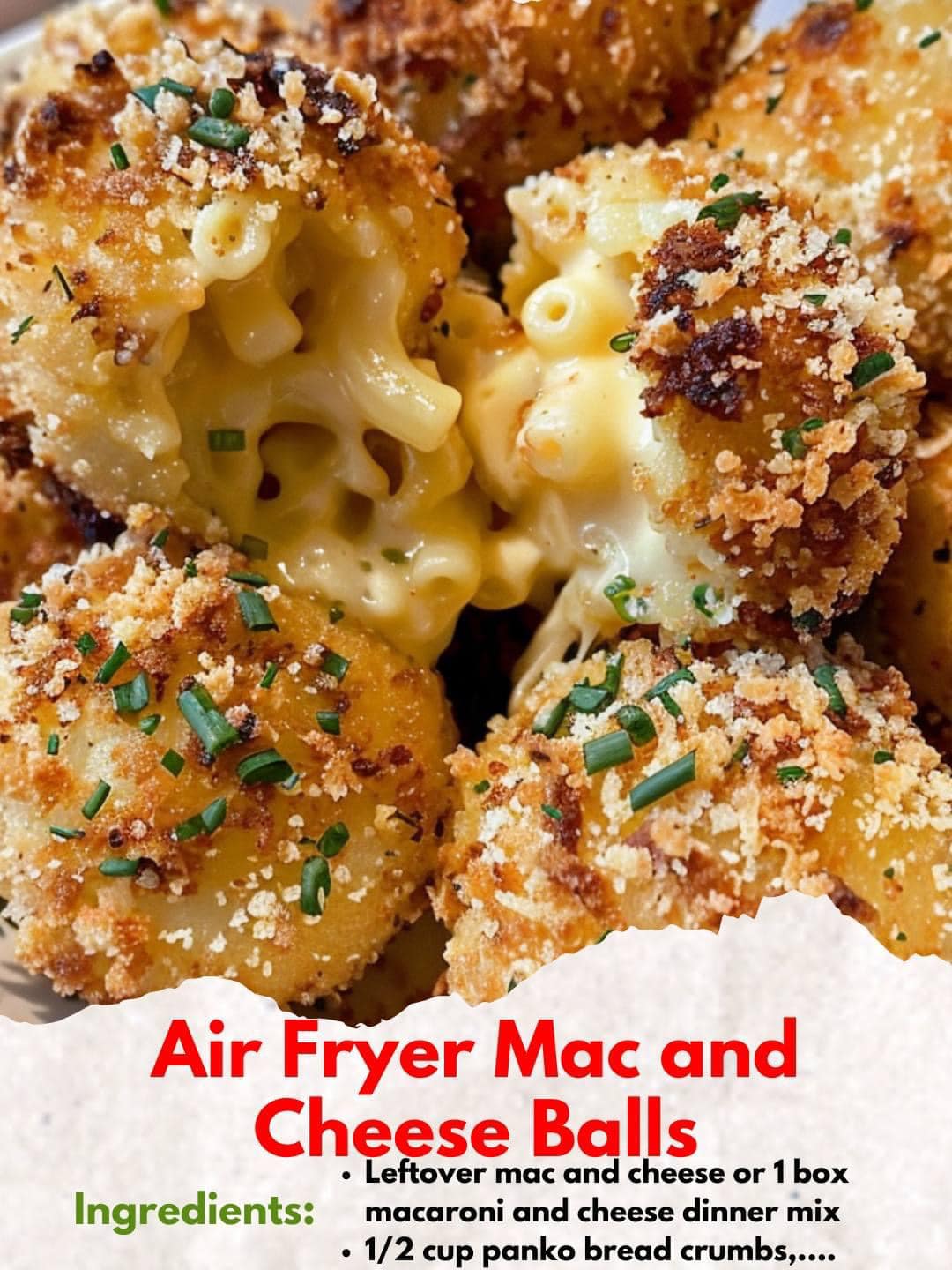 Air Fryer Mac And Cheese Balls