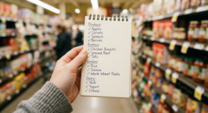 Meal Planning for Beginners: A Simple Way to Start (Without Overhauling Your Life) 3 Person checking refrigerator contents before starting a beginner meal plan.