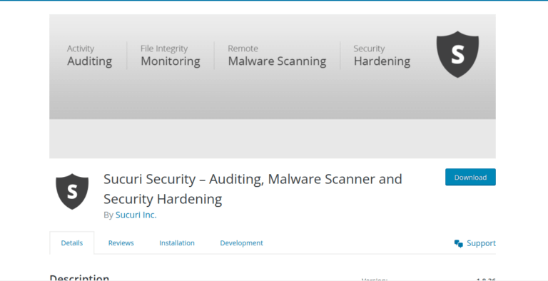 5 WordPress Security Plugins to Keep Your Site Secure from intruders!!! 4 Sucuri-Security