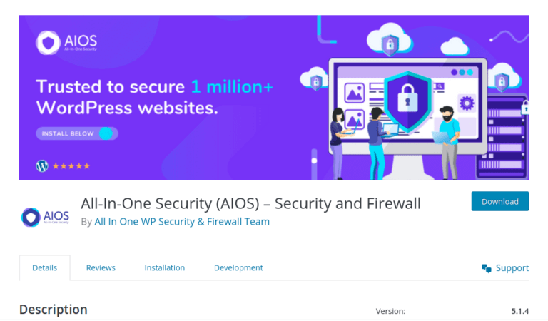 5 WordPress Security Plugins to Keep Your Site Secure from intruders!!! 6 All-In-One-Security