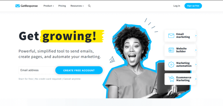The Top Email Marketing Services for Your Business: A1 Comprehensive Guide 6 getresponse