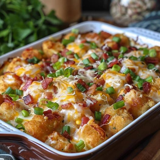 BACON CHICKEN RANCH CASSEROLE