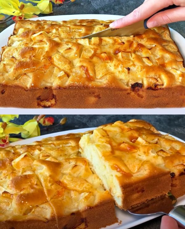Lots and lots of apples! The easiest apple pie that melts in your mouth