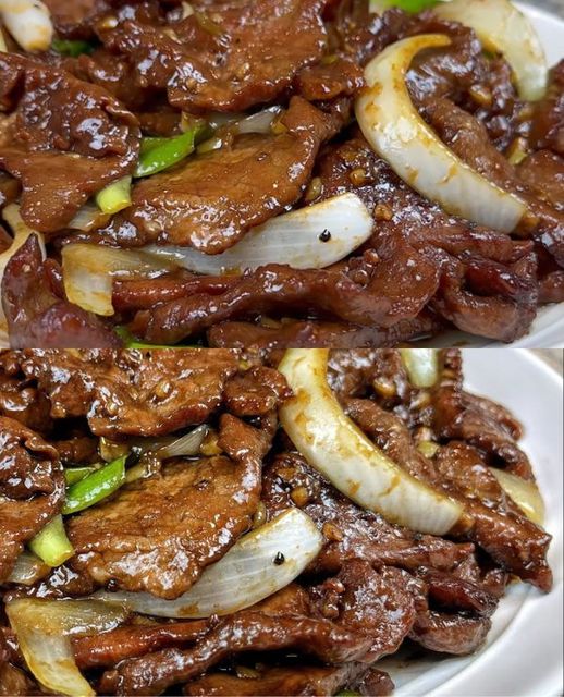 Beef And Onion Stir Fry | Tender And Juicy Beef