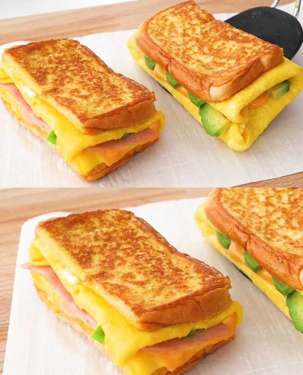 3 Ways One-Pan Egg Toast