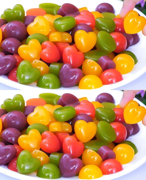 Easy 3-Ingredient Chewy Fruit Jelly Candy