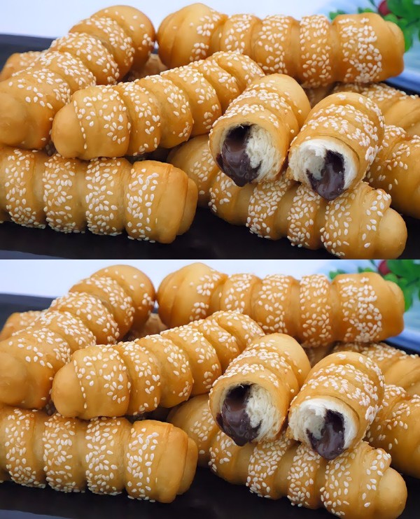 Eggless and Delicious Bread with Chocolate Jam