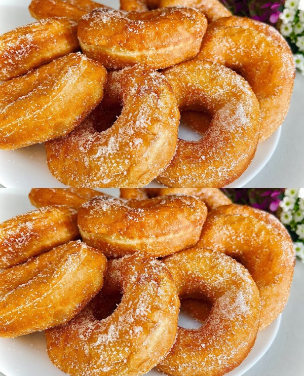 Eggless Yogurt Donuts Recipe
