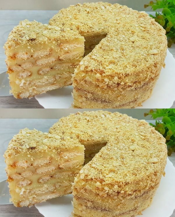 No-Bake Napoleon Cake Recipe
