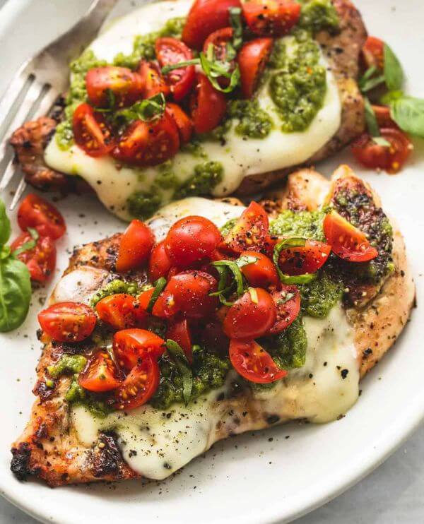 Grilled Chicken Margherita