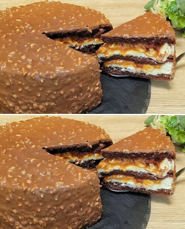 Irresistible Snickers Cake Bliss