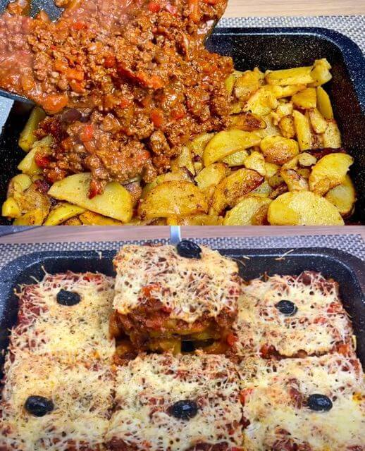 Easy Potato and Ground Meat Dinner