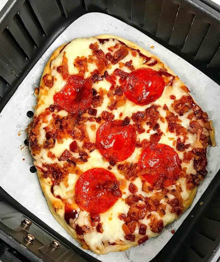 Air Fryer Naan Bread Pizza