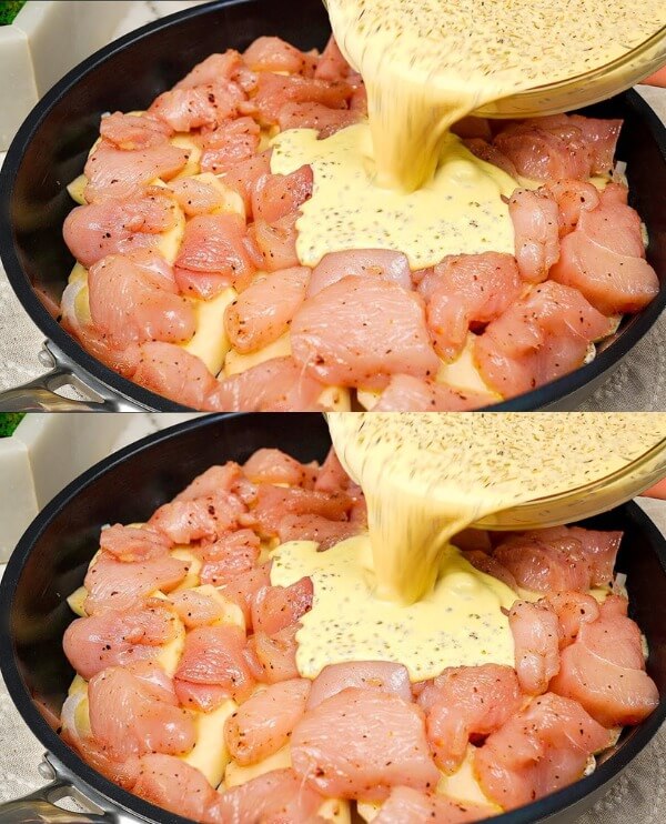Simple Chicken And Potato Bake