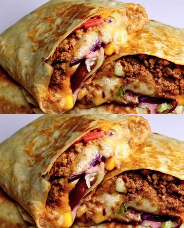 Beef Cheese Wrap (Beef Burrito)