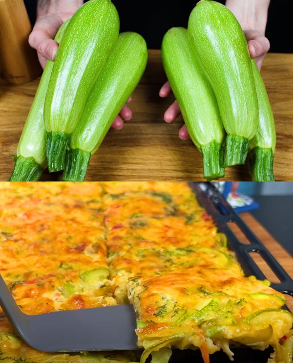Baked Zucchini with Vegetables