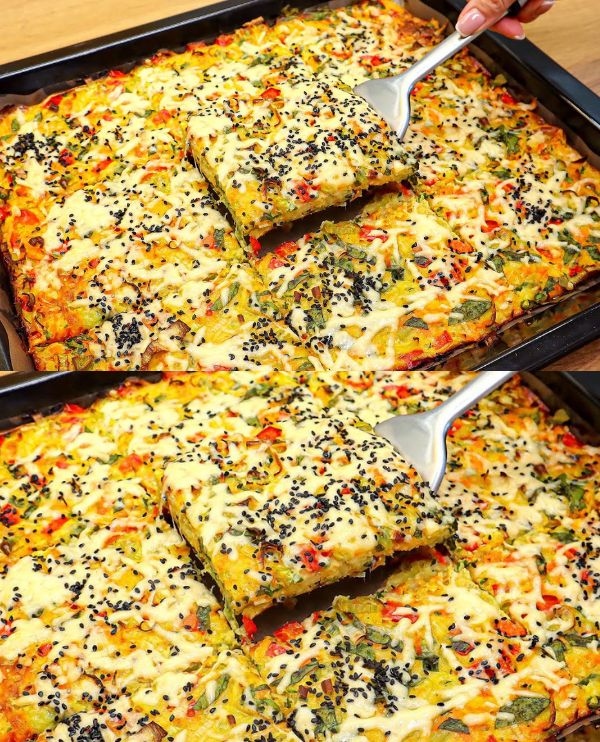 Low-Calorie Vegetable Pizza Recipe!