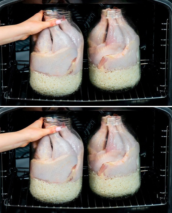 Flavor with These Chicken Thighs over Creamy Mushroom Rice!