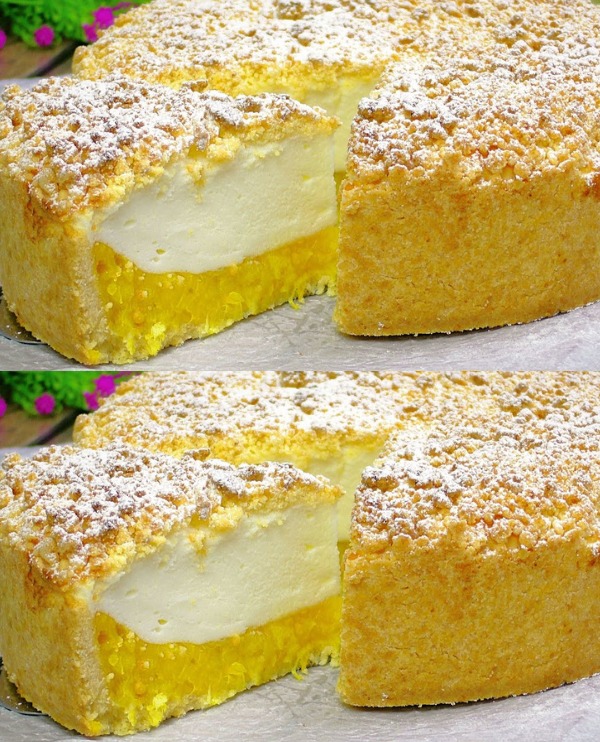 Orange Pie with Fluffy Soufflé Cream