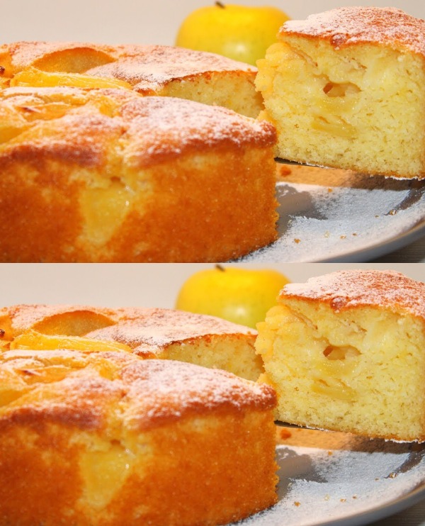 Fluffy Apple Cake in a Flash!