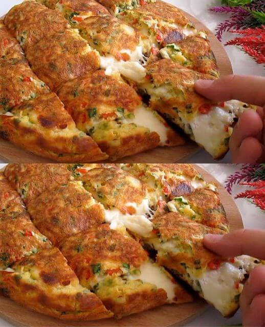 Most Delicious Potato and Cheese Omelette