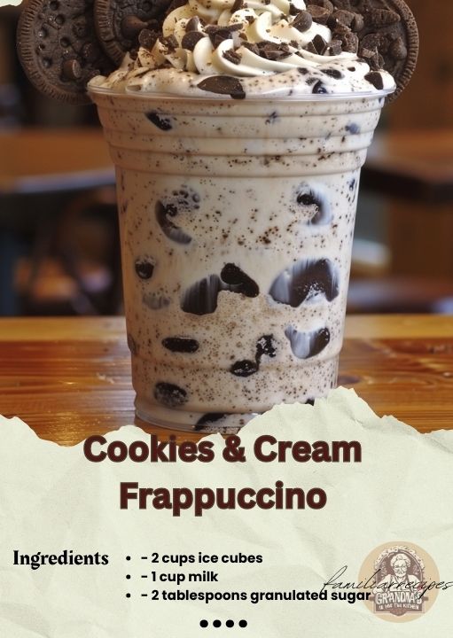 Cookies & Cream Frappuccino