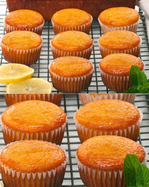 Sunshine Orange Juice Cupcakes