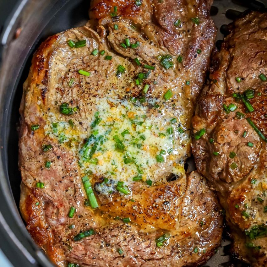 AIR FRYER RIBEYE STEAK RECIPE