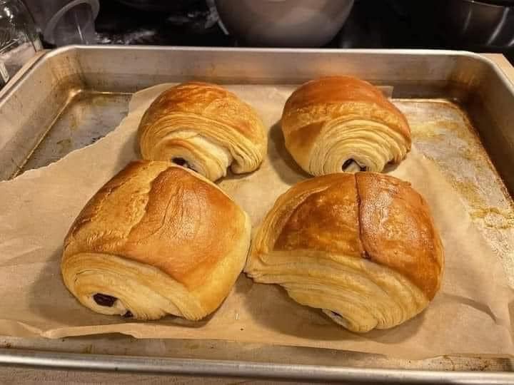 Homemade Chocolate Croissants