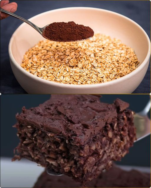 Oat Cake Without Flour with Banana and Chocolate 1 Oat Cake Without Flour with Banana and Chocolate