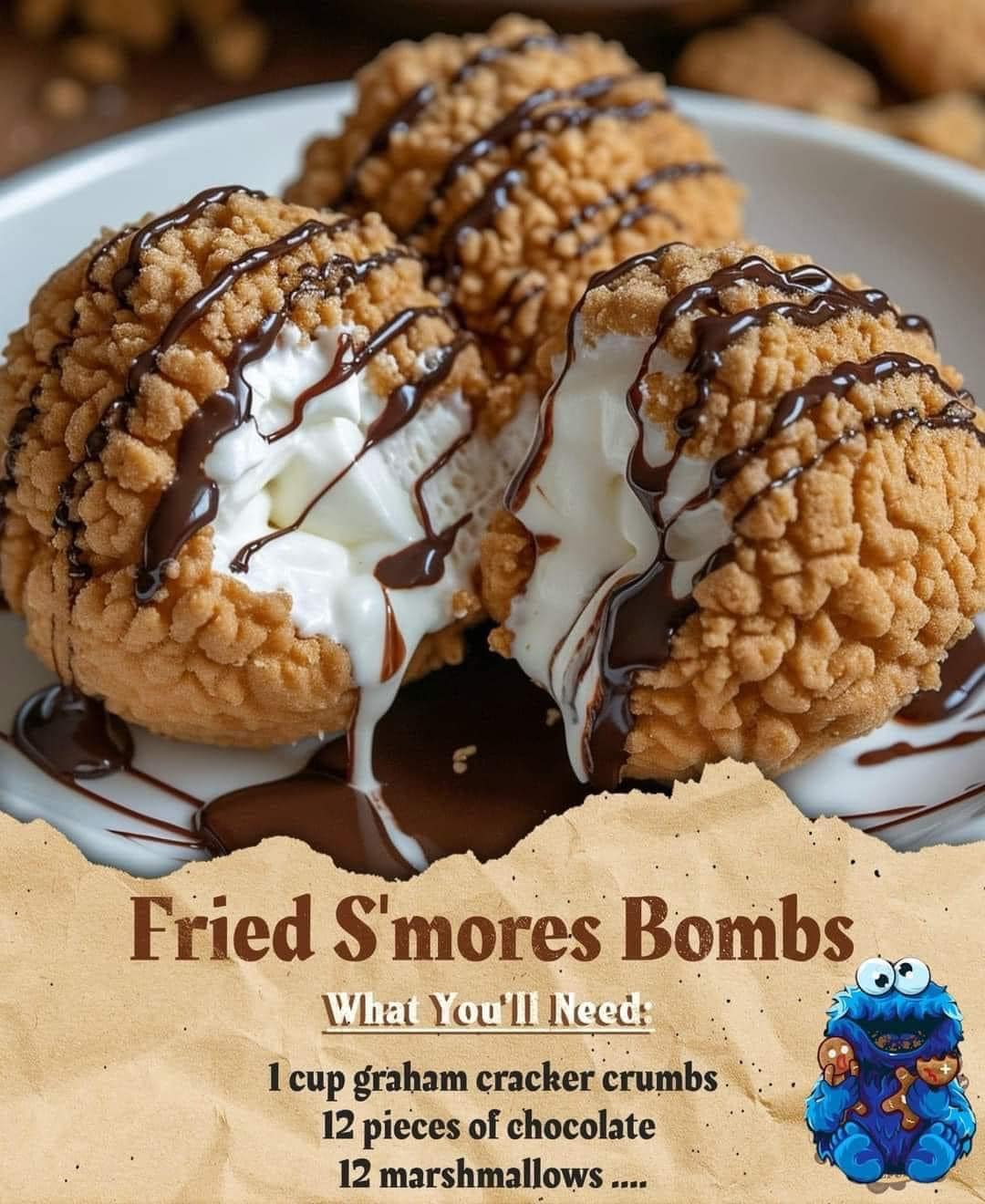 Fried S’mores Bombs 1