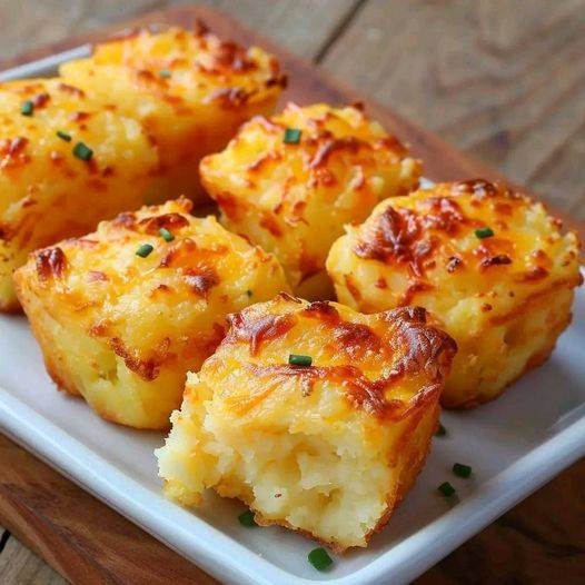 Leftover Mashed Potato Cheese Puffs Air Fryer Version 1