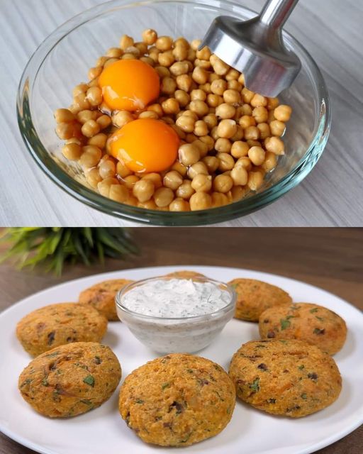 Chickpea and Vegetable Bake with Yogurt Sauce 1 Chickpea and Vegetable Bake with Yogurt Sauce