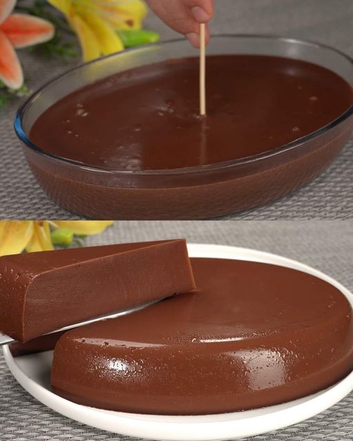 Cocoa Cream Gel Dessert