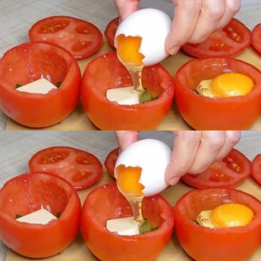 The Egg in a Tomato Surprise: A Wholesome Twist on Breakfast!