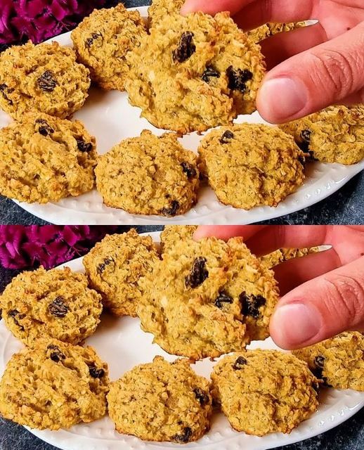 Tasty Diet Cookies With Oats And Apples In 5 Minutes! No Sugar, No Flour, No Butter! 1 Tasty Diet Cookies With Oats And Apples In 5 Minutes! No Sugar, No Flour, No Butter!
