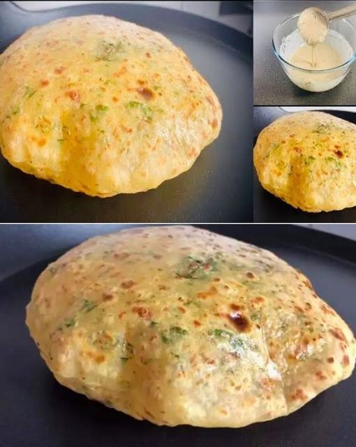 Garlic Paratha Recipe with Liquid Dough in 5 Minutes | No Rolling No Kneading! 1 Garlic Paratha Recipe with Liquid Dough in 5 Minutes | No Rolling No Kneading