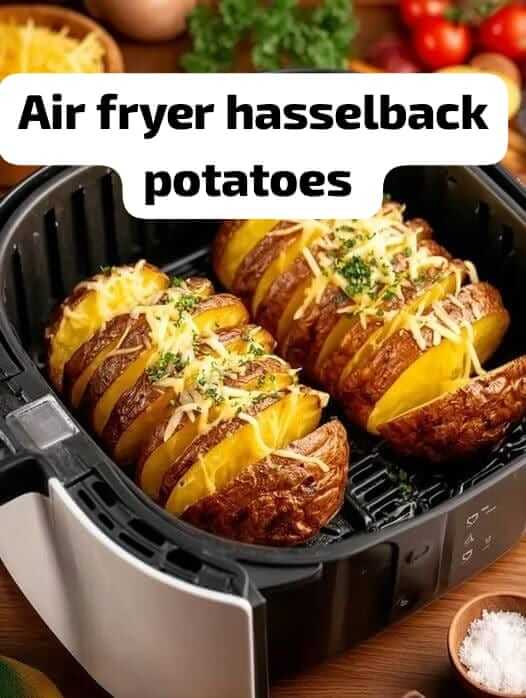 Air Fryer Hasselback Potatoes 1