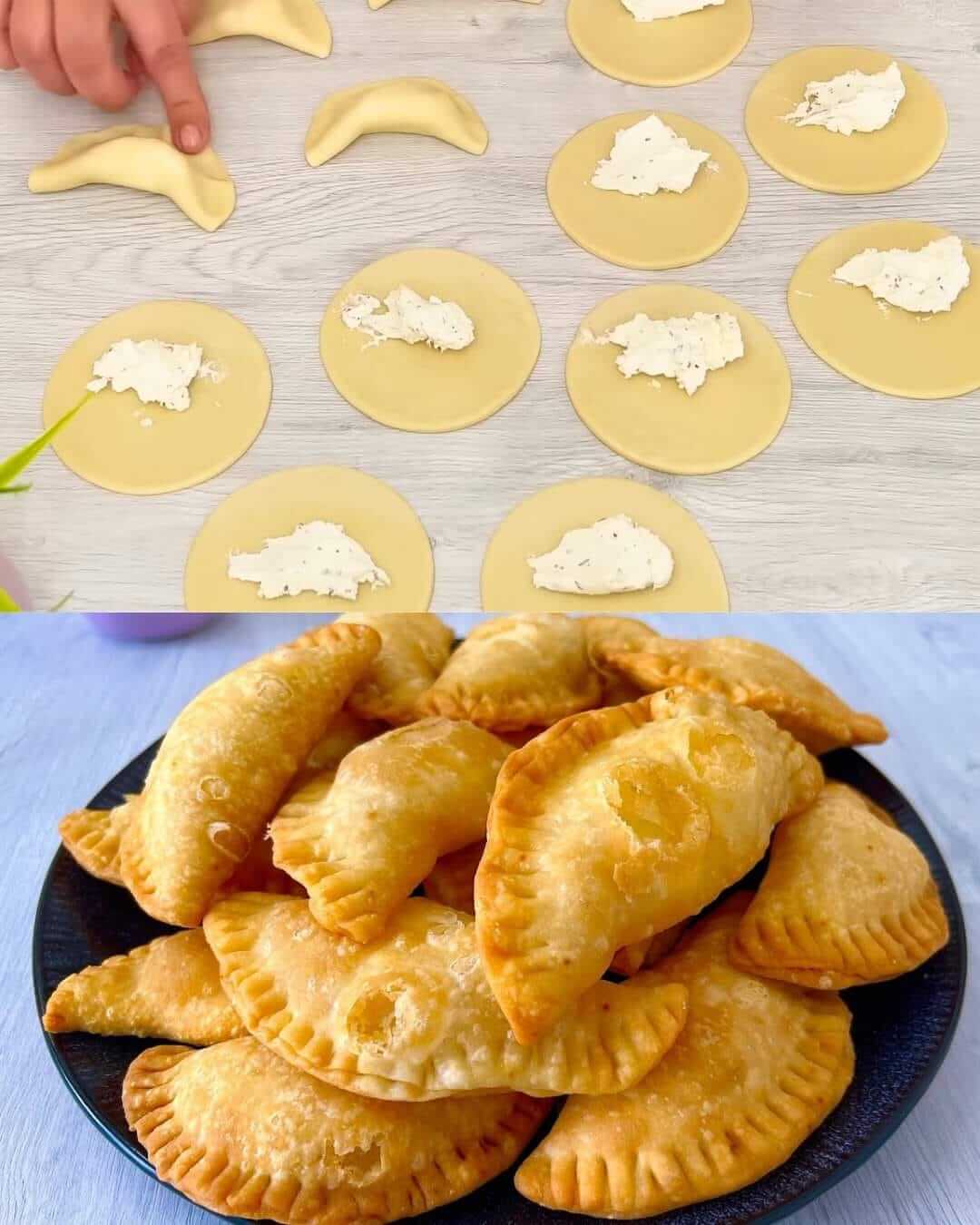 Cheese and Oregano Stuffed Flatbread