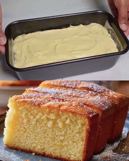 Here's a super simple butter cake recipe for you: