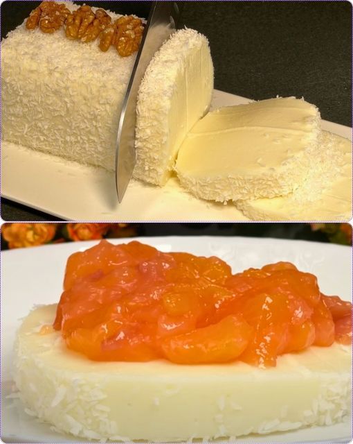 Creamy Milk Cake with Fruit Jam