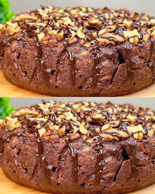 Chocolate Oatmeal Cake with Apples and Walnuts Recipe 7 Chocolate Oatmeal Cake with Apples and Walnuts Recipe