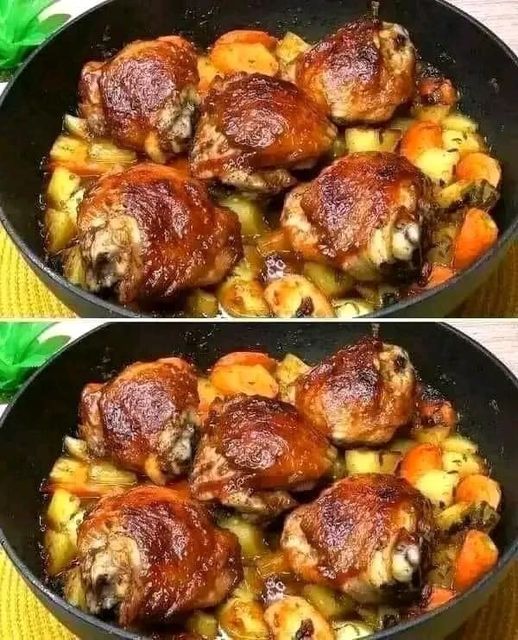 **Recipe: One Pan Chicken Thigh Dinner**