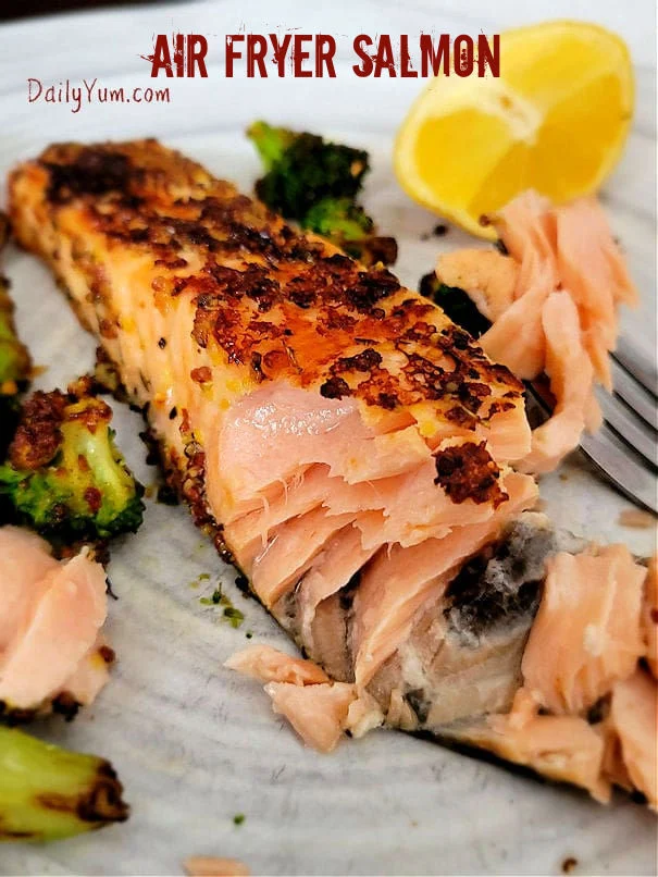 Best Damn Crispy And Flaky Air Fryer Salmon