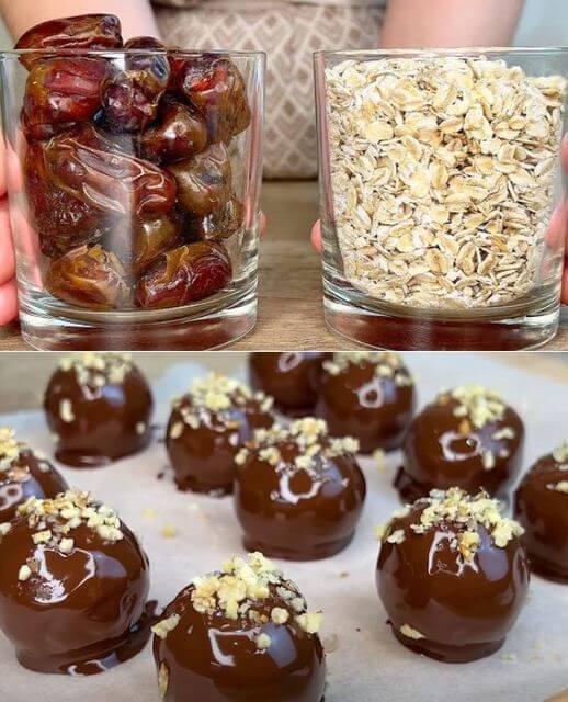 Oatmeal and Date Energy Bites: A Quick, No-Sugar Dessert