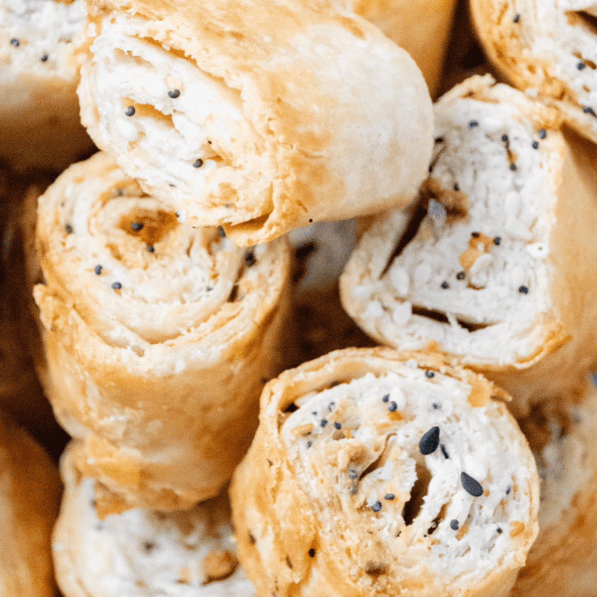 Air Fryer Keto Everything Bagel Roll-Ups 1