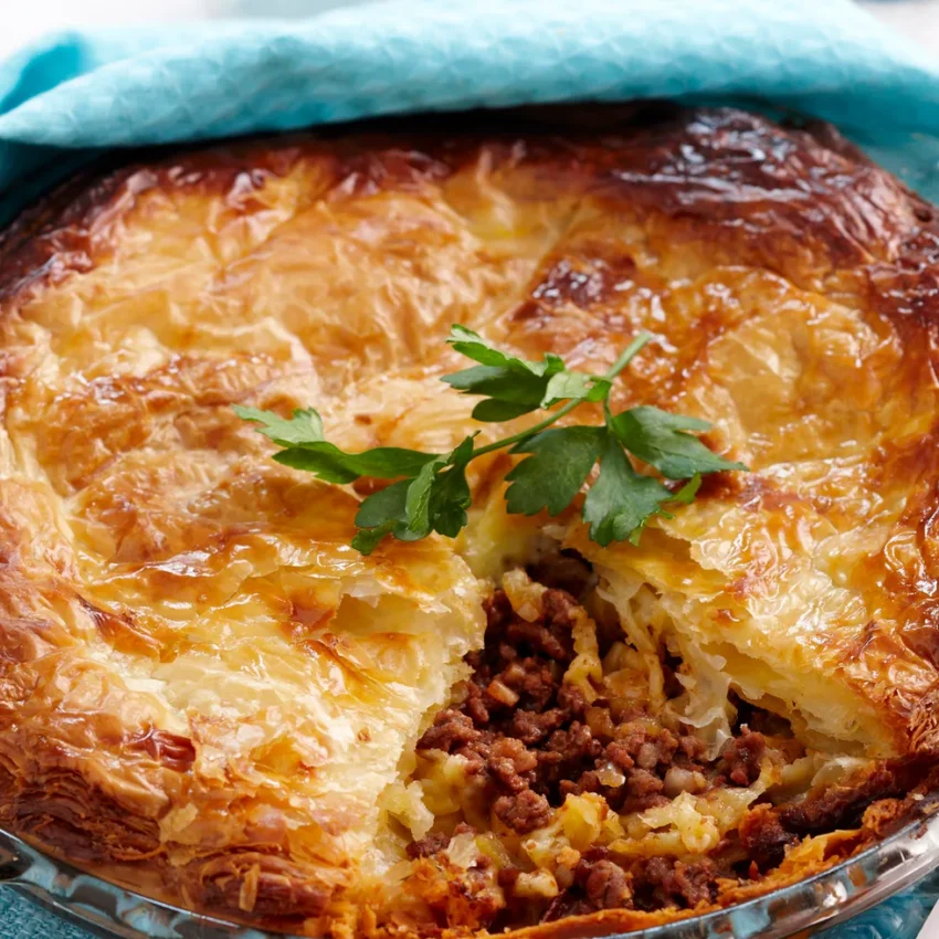 Beef and cheese pie 1