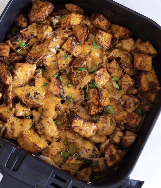 Air fryer Cheesy Potatoes (Mexican style) 1