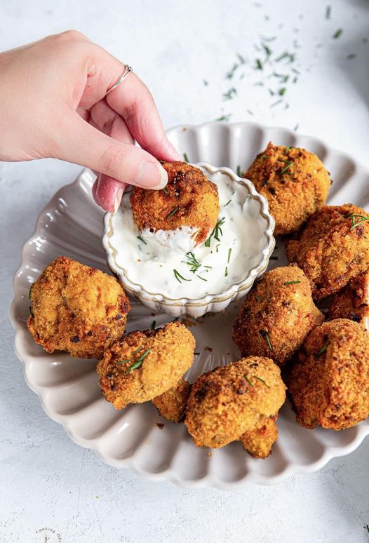 Easy Air Fryer Breaded Mushrooms 1