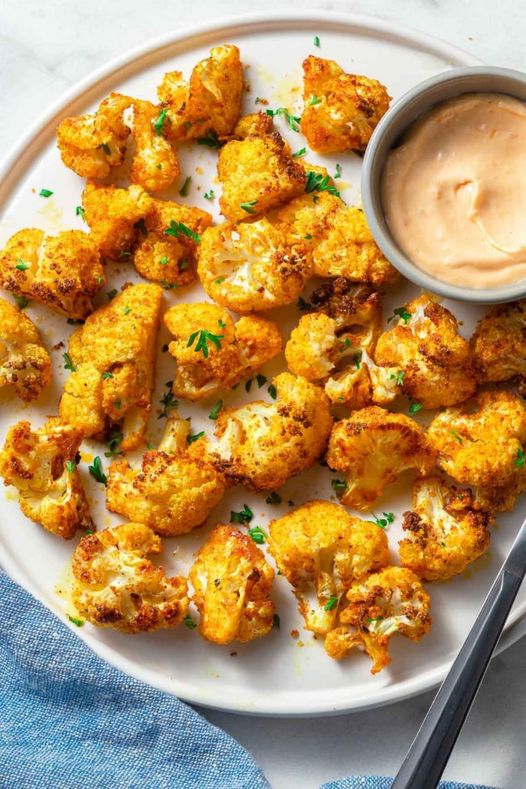 Crispy Air Fryer Cauliflower Recipe Without Breading 1